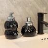 Siamese cat hand sanitizer foam separately bottled bathroom counter lovely press bottle shampoo bath bottle soap dispenser