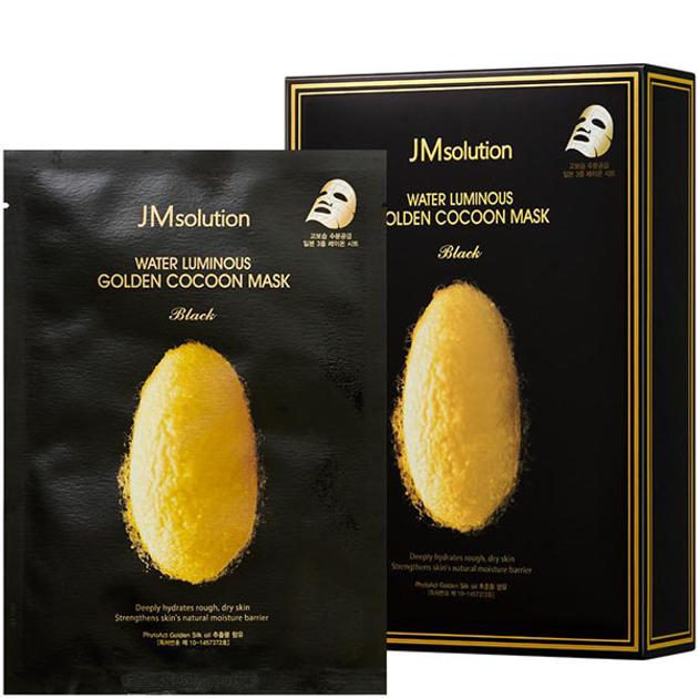 

JMSOLUTION WATER LUMINOUS GOLDEN COCOON MASK PLUS, Увлажнение, Kbeauty, Корейская косметика, образец