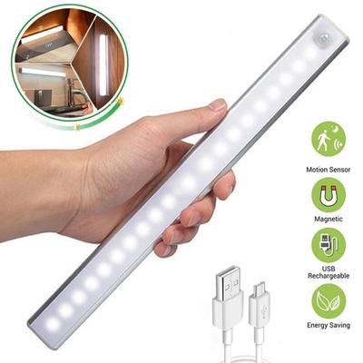 New Motion Sensor Light Wireless LED Night Light USB Rechargeable Night Lamp For Kitchen Cabinet Wardrobe Lamp Staircase Backlight