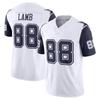 New Men Dallas  #88 CeeDee Lamb Navy Home Jersey   Number V Neck Short Sleeve Breathable  for Fans Sports Daily  Family Matching