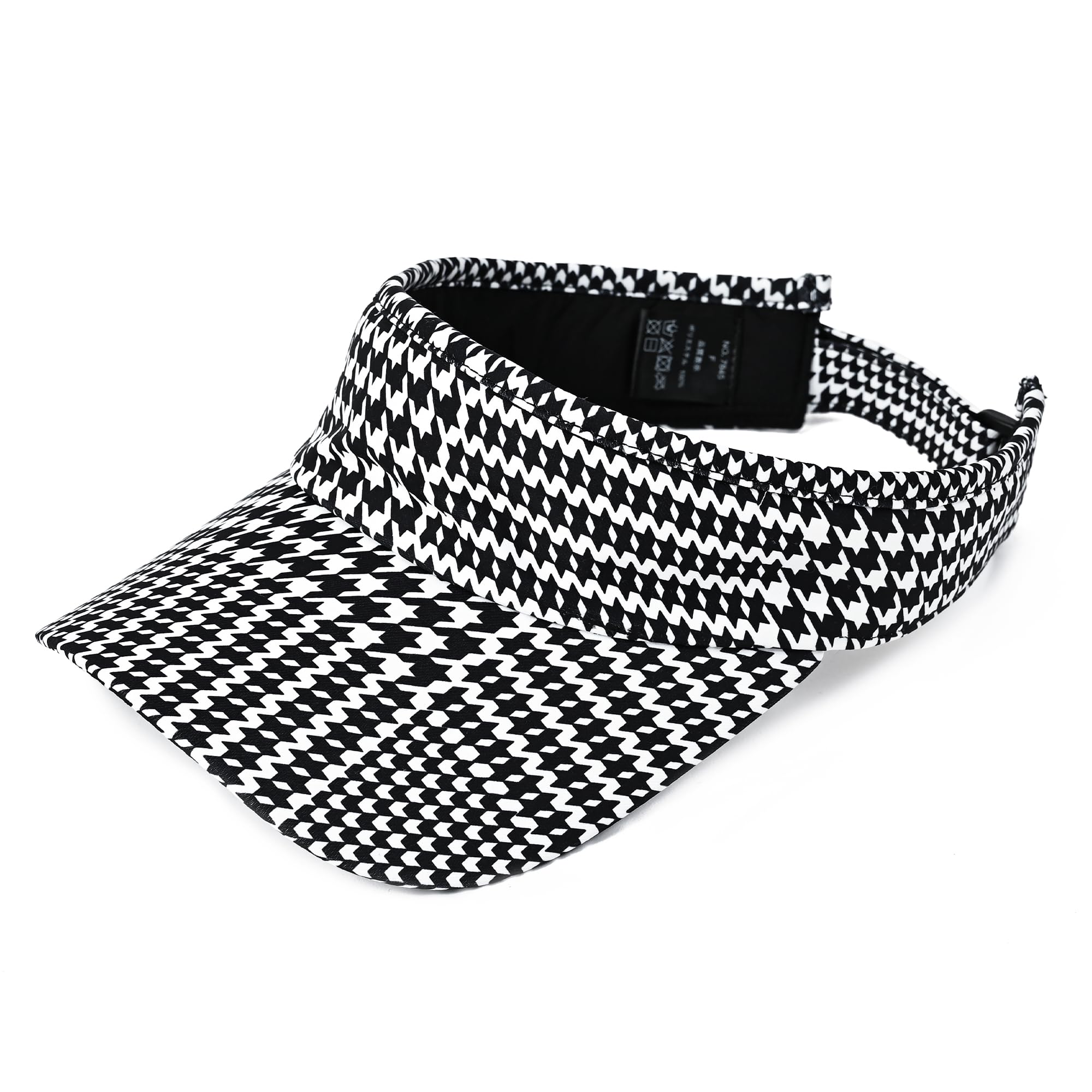 

7845 Узорный козырек Sun Glen Free Golf Delsol [Delsol], Гусиная лапка, Клетка, Регулятор, Регулируемый, Размер, Гольф, Одежда, Женский, (Глен Чек)