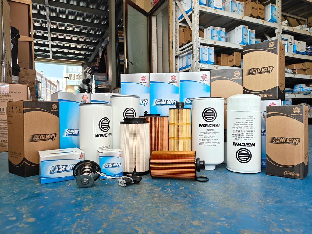 Original WEICHAI Oil Filter 611600070119 10038880513 Heavy Duty Truck Parts for Shacman Sinotruk FAW Dongfeng FOTON XCMG
