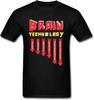 Brain Tecnology T Shirt Black Graphic Unisex Tee Shirt