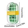 Portable Ice Maker Bottle 2-In-1 Portable Bottle With Straw Press To Release Ice Tray For Home Kitchen Office Travel Outdoor