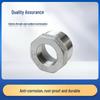 304 Stainless Steel Threaded Reducer Bushing: Inner/Outer Thread Connector, Direct Diameter Change, Sizes 1/2", 3/4", 1".