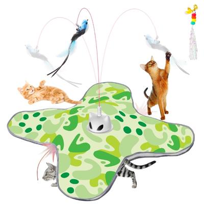 Automatic Cat Toy for Solo Play, Moving Cat Toy, Cat Teaser, Cat Toy, Cat Toy, Cat Toy, Cat Plaything, 3 Adjustable Modes, Indoor Stress Relief,