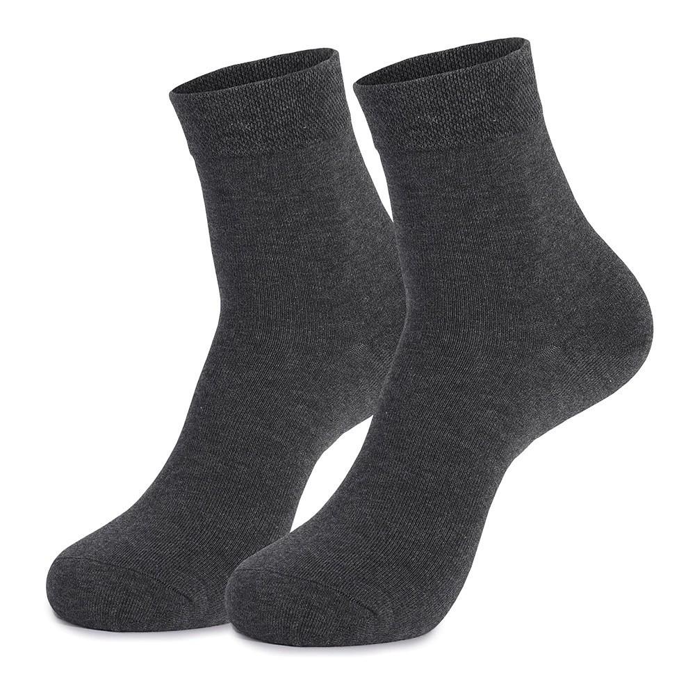 Solid-color Mid-calf Non-stretch Socks, Pure Cotton Socks, Summer Lightweight Sweat-absorbing Business Socks