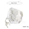 Lace Flower Baby Sun Hat - Embroidered Mesh Breathable Beanie for Newborn Girls, Summer Photography Prop & Outdoor Cap