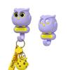 Owl-Shape Hook Multipurpose Hat Scarf Key Hanging Hook Wall Storage Rack Kitchen Bathroom Organizer Hanger
