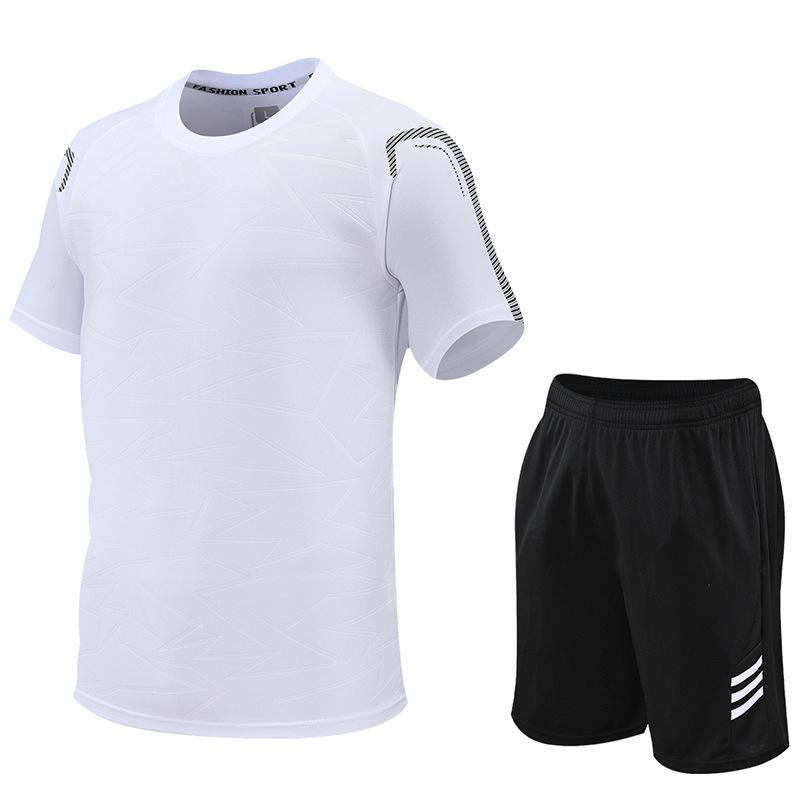 Men 'S Running Fitness Suit Casual Sportswear Two -Piece Set