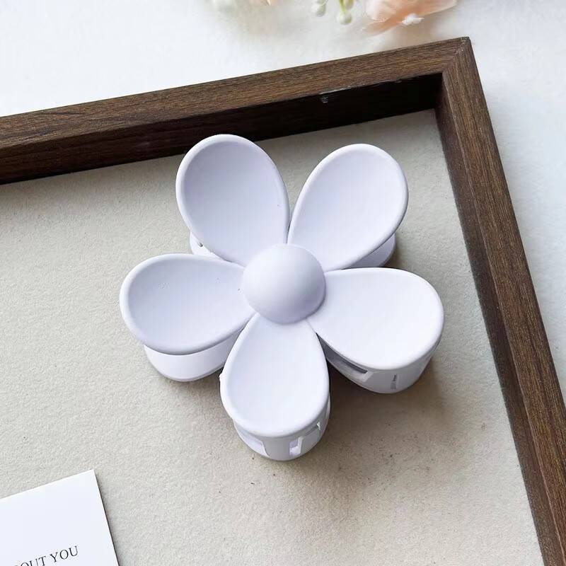 Fashion Flower Hair Claws Clips For Women Girls Sweet Large Hair Clip Clamp Ponytail Hairpins Hawaiian Hair Accessories Headwear