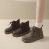 Retro Soft-soled Women's Autumn and Winter  New Flat-soled Foreign-style Single Boots Fashion Non-slip Versatile Booties