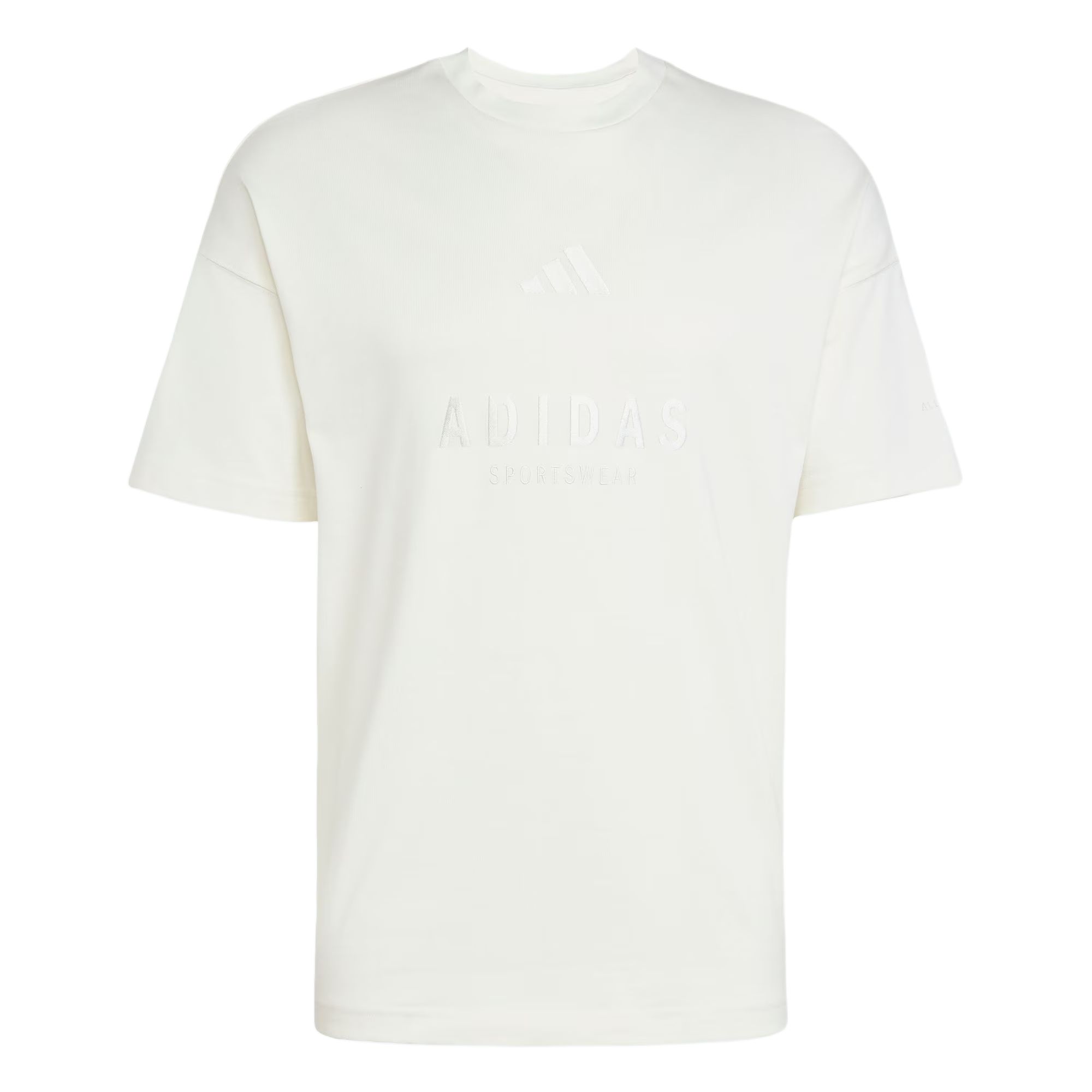 

Adidas Всесезонная вышитая повседневная футболка с круглым вырезом и коротким рукавом для мужчин JL6552 S