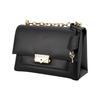 Michael Kors Mk Cece Solid Color Vintage Commuter Chain Flap Gold Buckle Crossbody Shoulder Bag Women Bags Black 35F2G0EF80-BLACK