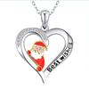 Tiny Santa Claus Christmas Gifts Necklace Jewelry Gifts for Women Christmas's Day Gifts for Friend Daily Leisure Wearing