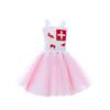 Halloween Terror Mary Nurse Cosplay Costume Children Horror Bloody Dress Carnival Party Terror Dress Up New Halloween Costume