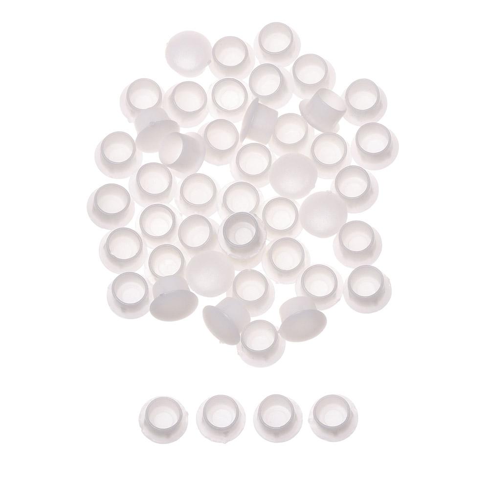 50Pcs Practical Hardware Hole Ornament Exterior Furniture Hole Covers Dust Plug Stopper Protective Cap Screw Decor