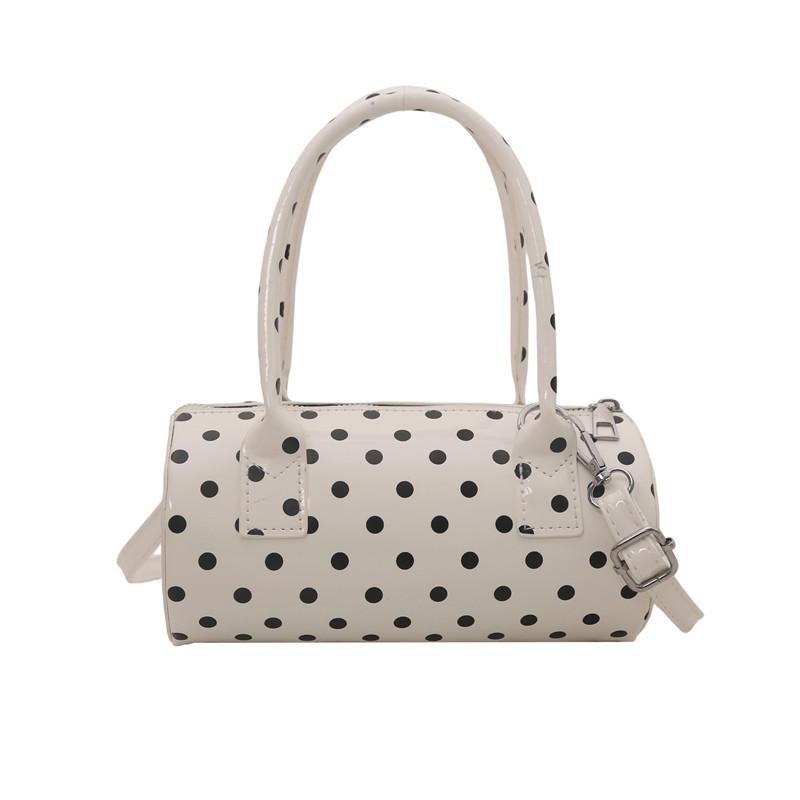 1Pc  New Summer Handbag Small Bag Bag Women's Premium Polka Dot Niche Pillow Bag Single Shoulder Messenger Bag
