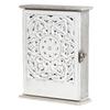 Key Box Key Holder Versatile 6 Hooks Wall Mounted Organizer Wood Ornament for Warehouse Apartments Schools Homes Offices