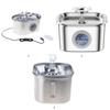 2.6L Cats Water Fountain Cats Drinking Dispenser Quiet Pet Water Dispenser Drinking Bowl for Pet Cats Dog Watering Supply