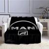 Man Truck Logo Printed Blanket Flannel Soft Comfort Blanket Home Travel Blanket Blankets for Beds Picnic Blankets Birthday Gift