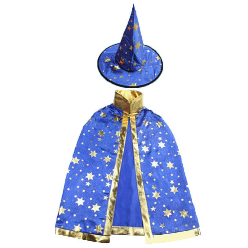 Stunning Halloween Cape With Elegant Hat For Kids And Adults Costume Parties