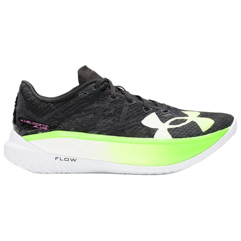 Under Armour Flow Velociti Elite Comfortable Stylish Breathable Running Shoes Unisex Sneakers Black Green 3027205-005