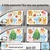 Baby Cartoon Car Sunshade Blackout Privacy Curtain for Sliding Rails