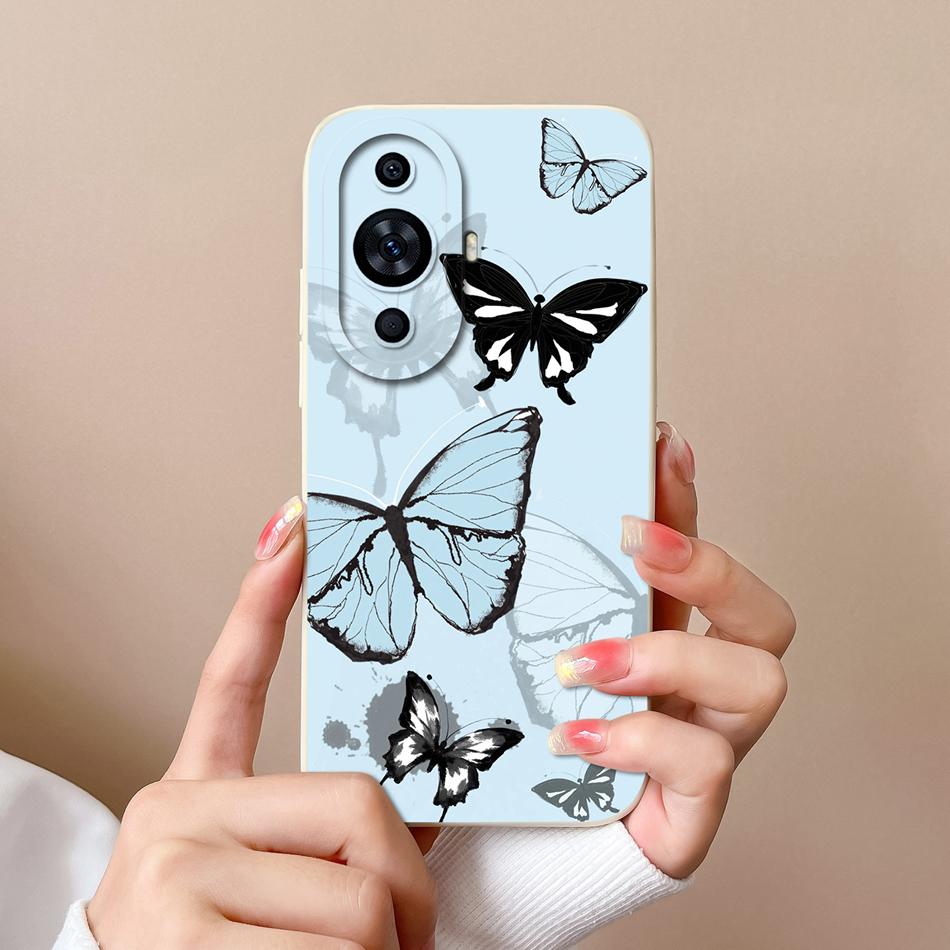 For Huawei Nova 11 Pro Phone Case Cute Design Full Protection Funda For Huawei Nova11 11Pro Soft Liquid Silicone Back Covers