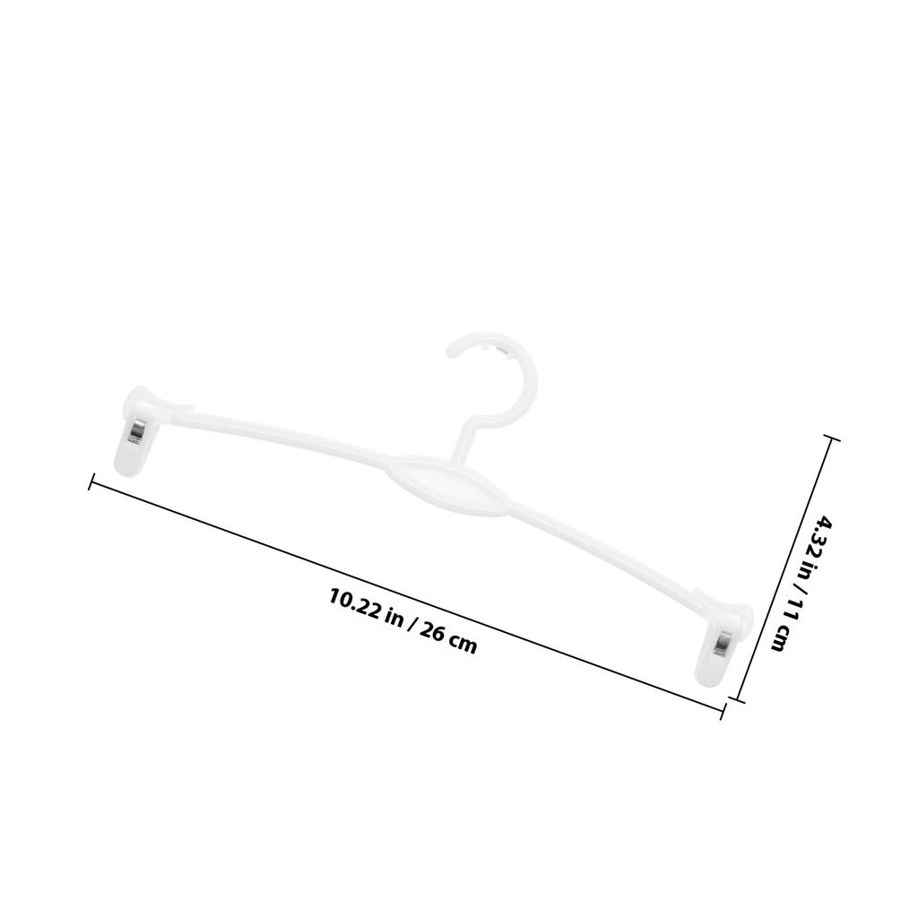 15Pcs Underwear Hanger Plastic Premium Drying Rack for Bras Towels Socks Clothes Indoor Outdoor Use No Snap Design Smooth
