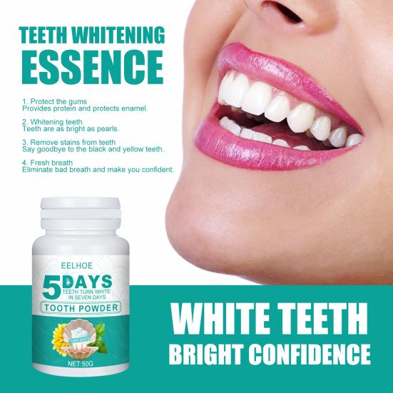30g/50g/100g Tooth Powder Natural Extract Plaque Removing Portable Teeth Whitening Cleaning Stain Powder for Oral