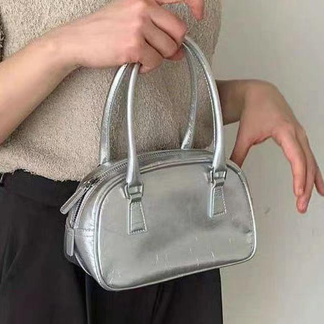Design Umhängetasche 2024 Tasche Retro Frühling und Herbst Bowling Neu Diagonale Cross Vielseitig Tragbar Kleine Quadratische Tasche