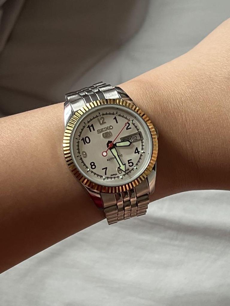 [USED] SEIKO Automatic Watch Silver Gold
