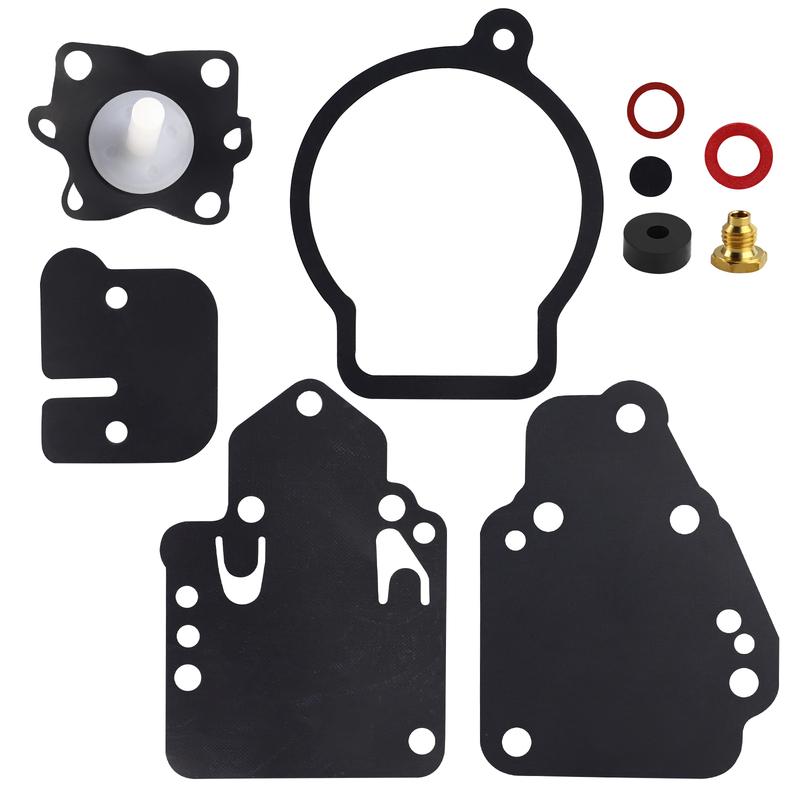 Carburetor Repair Rebuild Kit Gasket for Mercury Mariner Outboards 6 8 9.9 10 15 20 25 HP 2cyl Boat Motor 18-7212 1395-97611