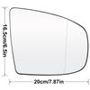 For Bmw X5 X6 E70 E71 E72 2007-2014 Pair Driver Passenger Door Side Wing Mirror Glass Heated 51167174981 51167174982 Exterior