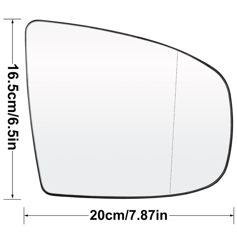 For Bmw X5 X6 E70 E71 E72 2007-2014 Pair Driver Passenger Door Side Wing Mirror Glass Heated 51167174981 51167174982 Exterior