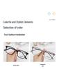 Korean Style Anti-Blue Light Spectacle Frames - Unisex, High-End & Versatile for Bare Face