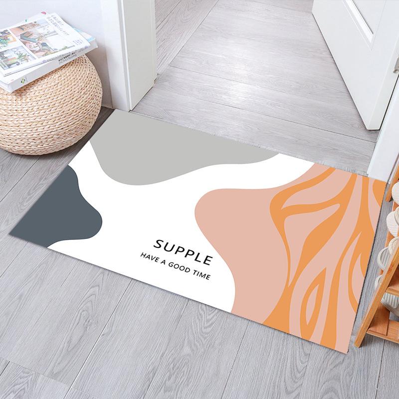 Bathroom Entrance Mat, Natural Rubber Absorbent Foot Mat, Bathroom Quick Drying Mat, Yamei Diatomaceous Mud, The Same Type of Soft Floor Mat