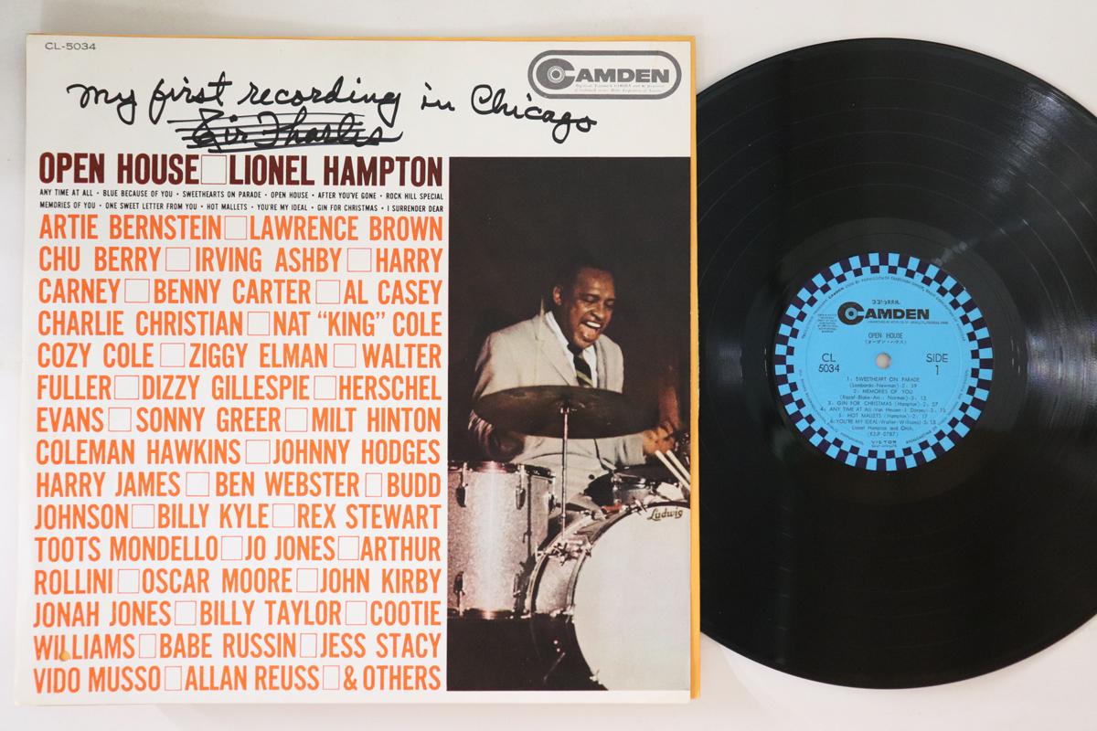 

LP Record LIONEL HAMPTON - Open House CL5034 CAMDEN Japan Jazz Used