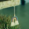 3 Color Creative Cute Rainbow Decor Hanging Pendant Ornament Car Rear View Mirror Car Styling Auto Interior Decor Accessories