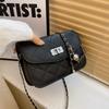Premium Chain Bag Texture Niche Diamond Square Bag New Messenger Bag Women's Shoulder Bag