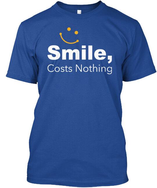 

Smile Tee T-Shirt Made in the USA Size S to 5XL M