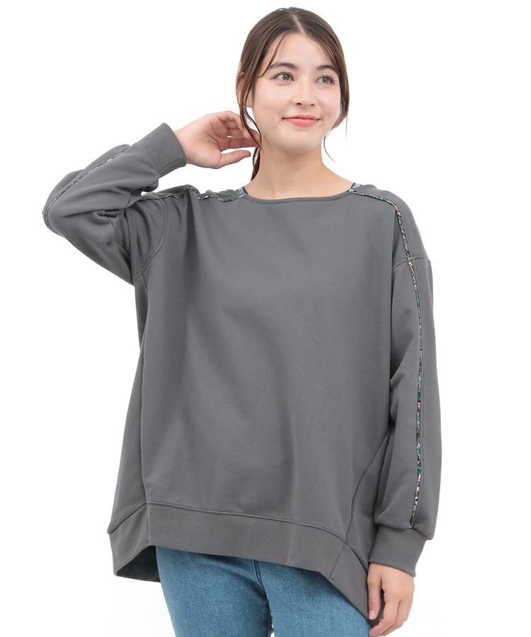 

Женская толстовка свитшот Tyrone от Titicaca, один размер, угольно-серый, OWJBC071