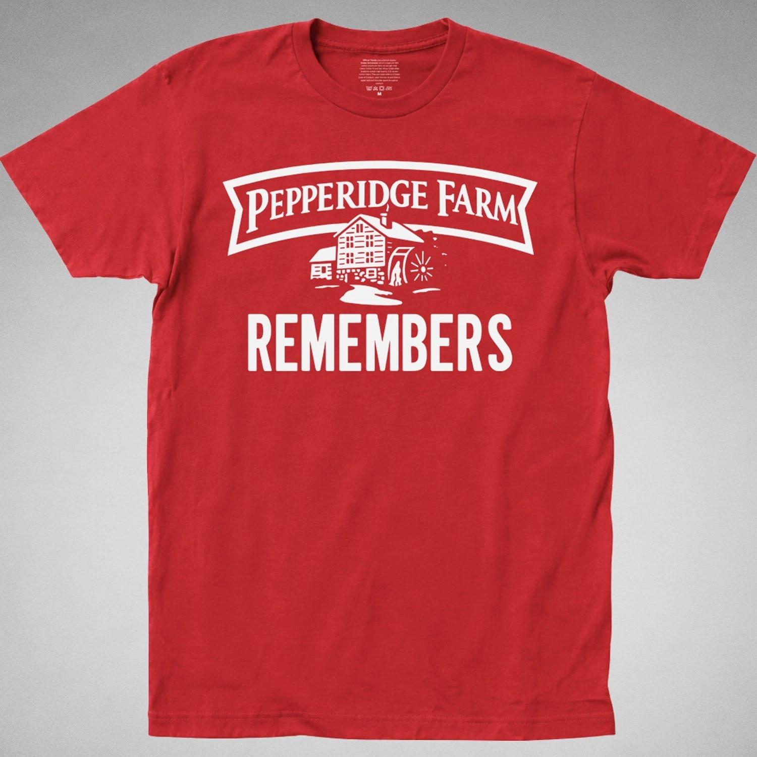 Pepperidge Farm remembers T-Shirt funny meme gag 70s 80s 90s retro logo crackers XXXL