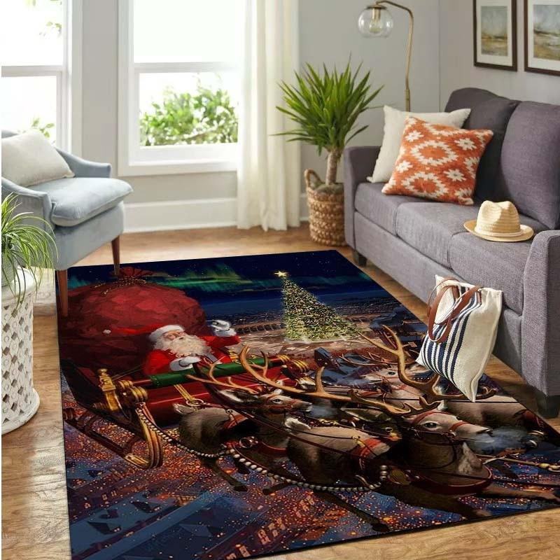 Weihnachts-Teppich im Freien, Dekorationen für Zuhause, Fußmatte, rutschfester Badezimmerteppich, absorbieren Wasser, Küchenmatte/Teppich