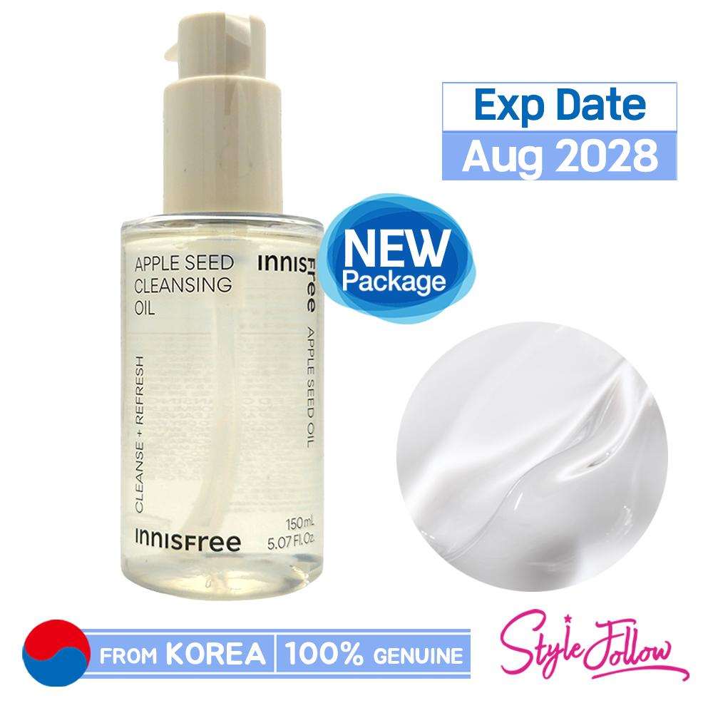 

[INNISFREE] Очищающее масло яблочных семян 150 мл 1pc + Sample Gifts