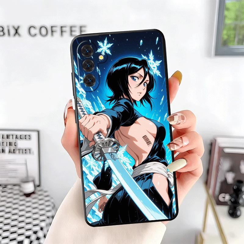 Bleach Kuchiki Rukia Soft Phone Case for Samsung A17 A37 A57 A16 A26 A36 A56 A15 A25 A35 A55 A14 A24 A34 A54 A13 A23 A33 A53 A52