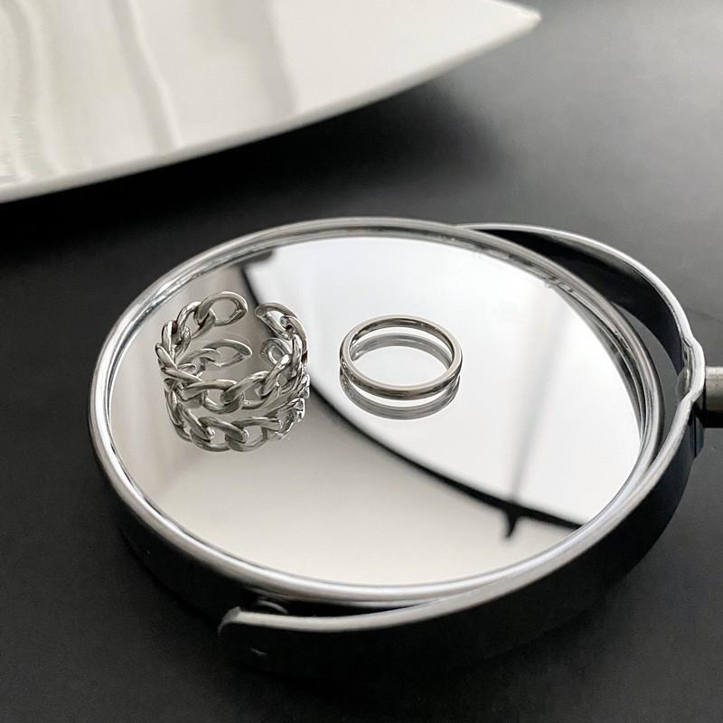 Inel Exquis Coreean cu Diamante, Trendy pentru Femei, pentru Degetul Arătător - Stil Versatil de Designer