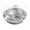 Divided Food Steamer Tray Cooker Pot Multiuse Easy to Clean Steaming Stackable Round