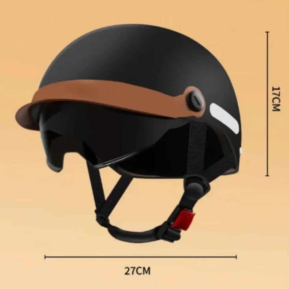 Ultra Light Electric Bicycle Helmet Fall Prevention Sunscreen Motorcycle Half Helmet Breathable Safety Helmets Electric Bicycle